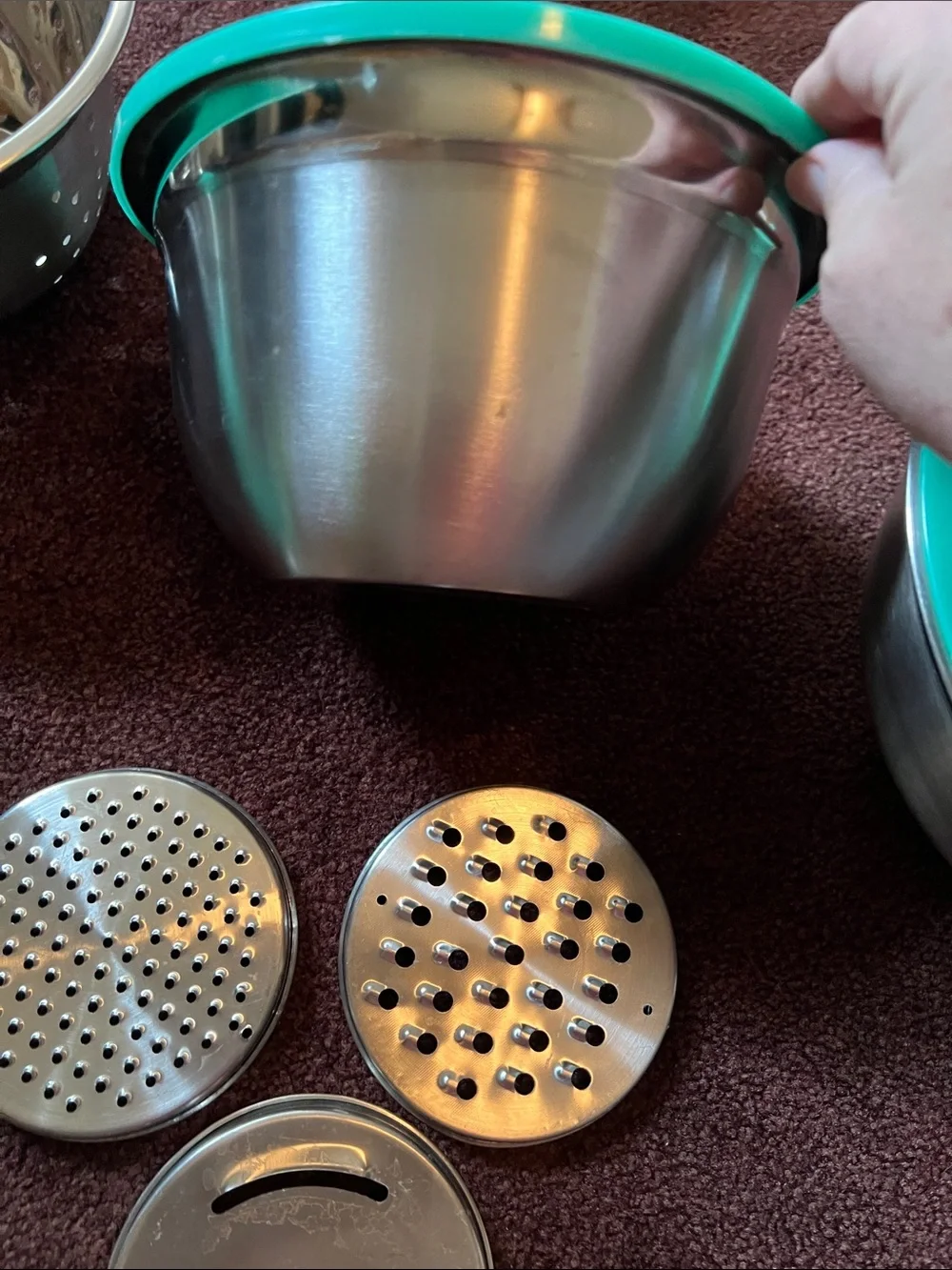 Turquoise Kitchen Storage and Prep Set with Lids